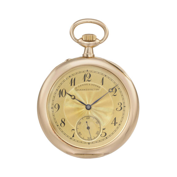 German rose gold open faced lever dress watch Circa 1910