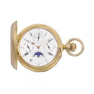 Swiss complicated watch for the Turkish market Circa 1881