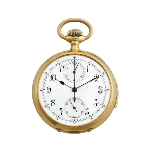 Swiss minute repeating chronograph lever watch Circa 1900