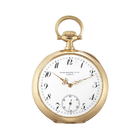 Early Swiss 18k gold open faced lever dress watch Circa 1903 Early Swiss 18k gold open faced lever dress watch Circa 1903