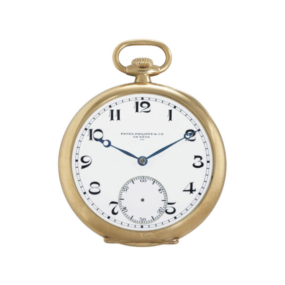Swiss 18 carat gold open faced lever dress watch Circa 1921 Swiss 18 carat gold open faced lever dress watch Circa 1921
