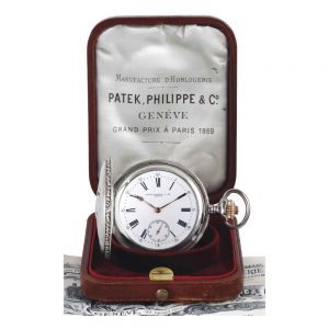 Rare Swiss silver hunting cased lever pocket watch Circa 1896