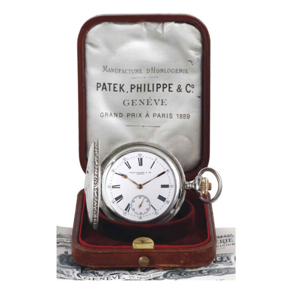 Rare Swiss silver hunting cased lever pocket watch Circa 1896