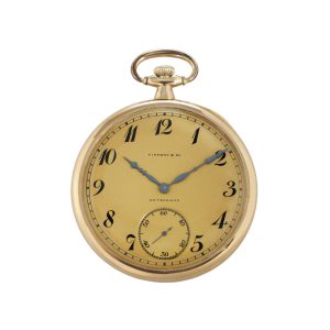 Swiss 18 carat gold open faced lever dress watch Circa 1919