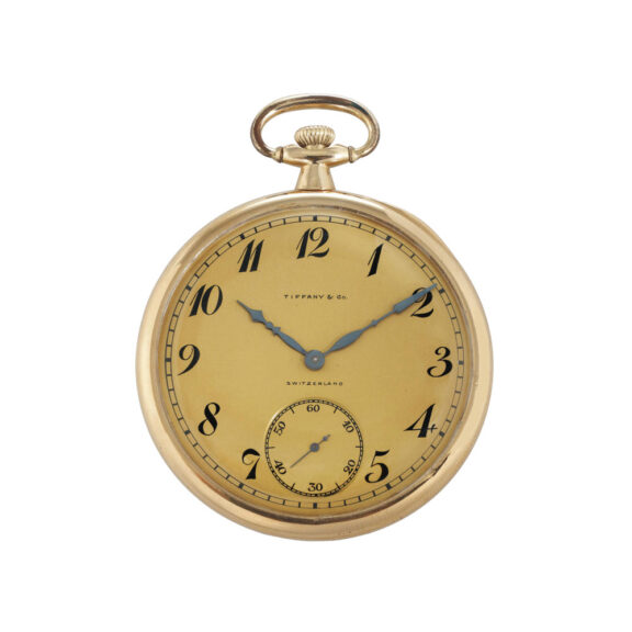 Swiss 18 carat gold open faced lever dress watch Circa 1919 Swiss 18 carat gold open faced lever dress watch Circa 1919