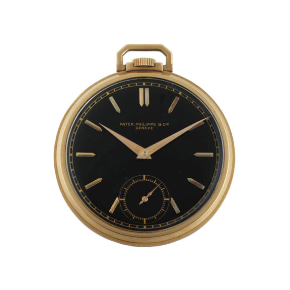 Fine Swiss 18 carat gold open faced dress watch Circa 1939