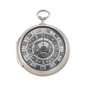 English silver pair cased verge clock watch Circa 1680