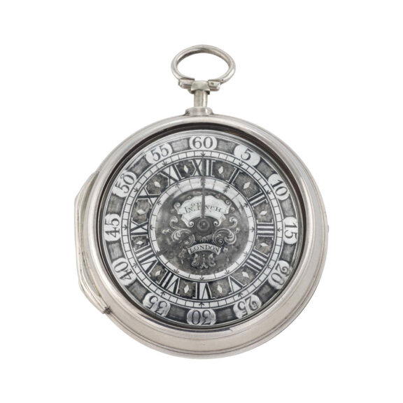 English silver pair cased verge clock watch Circa 1680