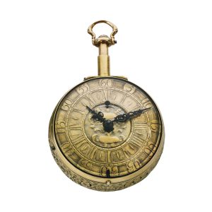 English 20k gold quarter repeating verge watch Circa 1760