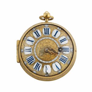 Rare French oignon verge with mock pendulum Circa 1690