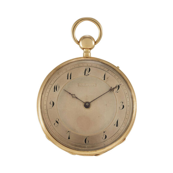 French rose gold open faced qaurter repeater Circa 1830