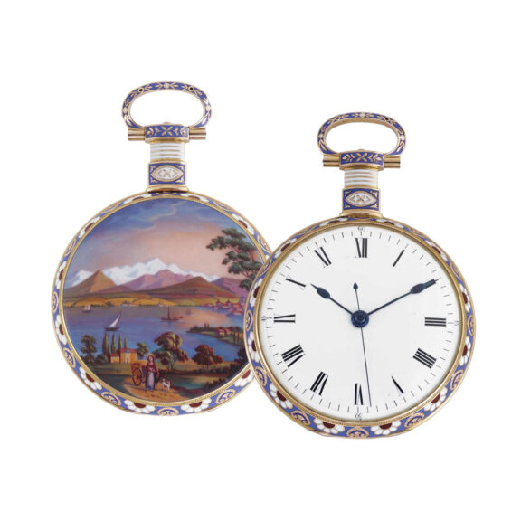 Recased English duplex watch with center seconds Circa 1820 Recased English duplex watch with center seconds Circa 1820