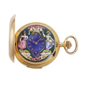 Swiss repeater with Jacquemarts for Turkish market Circa 1900