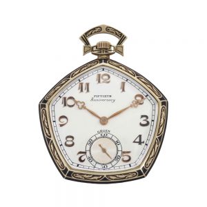 American open faced pentagonal lever dress watch Circa 1924