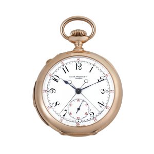 Swiss minute repeating split seconds chronograph Circa 1892