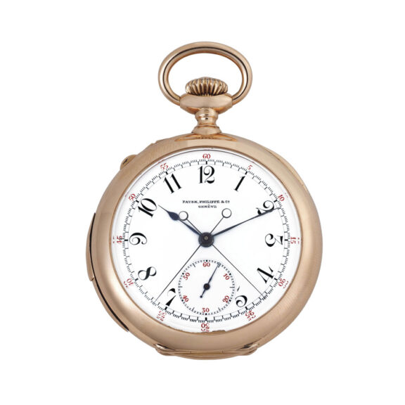 Swiss minute repeating split seconds chronograph Circa 1892