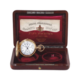 Rare Danish repeating split seconds chronograph Circa 1890