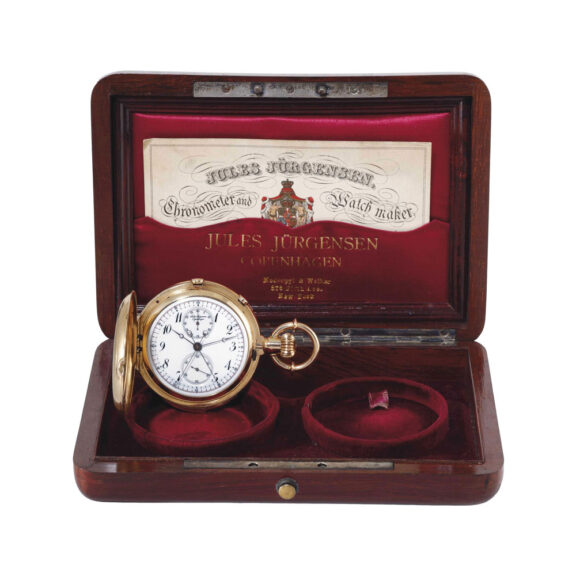 Rare Danish repeating split seconds chronograph Circa 1890 Rare Danish repeating split seconds chronograph Circa 1890