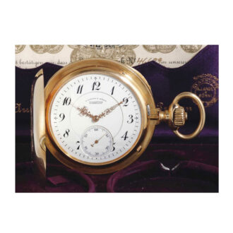German 18k rose gold hunting cased lever watch Circa 1903