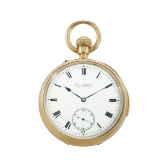 English gold min. repeating freesprung lever watch Circa 1884