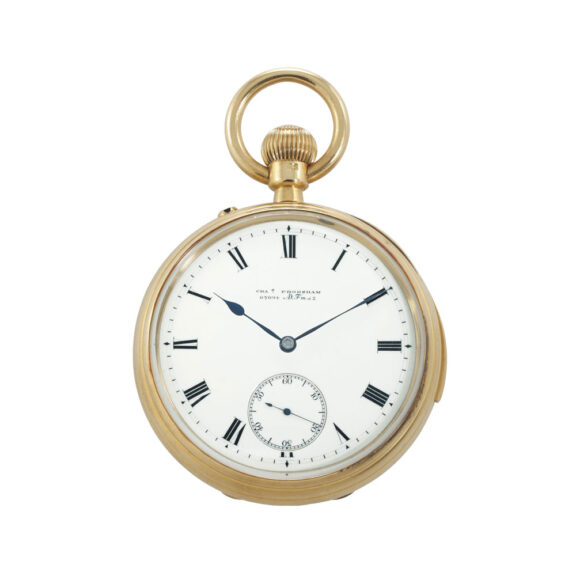 English gold min. repeating freesprung lever watch Circa 1884 English gold min. repeating freesprung lever watch Circa 1884