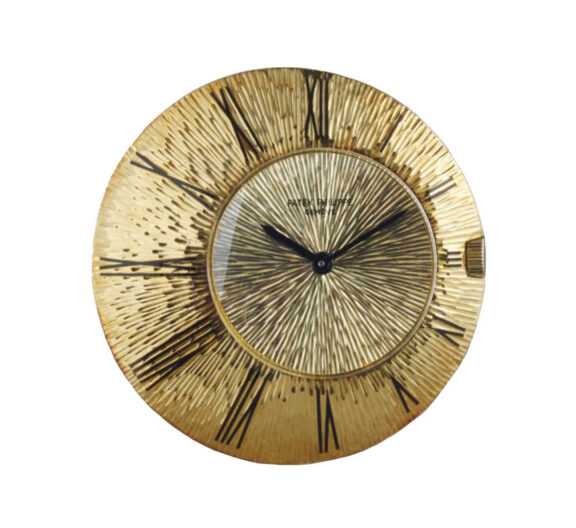 Swiss 18K gold keyless lever Ricochet dress watch Circa 1963