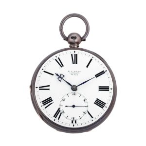 English silver open faced pocket chronometer Circa 1847