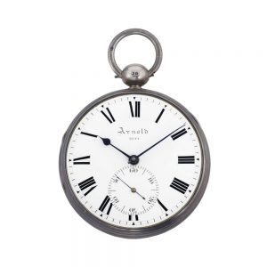 English silver open faced pocket chronometer Circa 1828