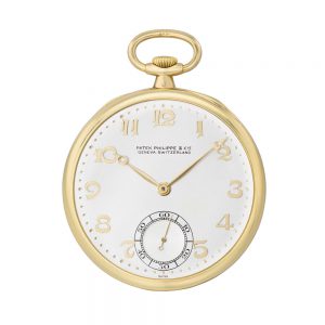 Fine Swiss 18 carat gold open faced lever watch Circa 1924