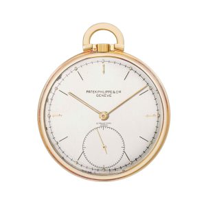 Swiss 18 carat gold open faced lever dress watch Circa 1943