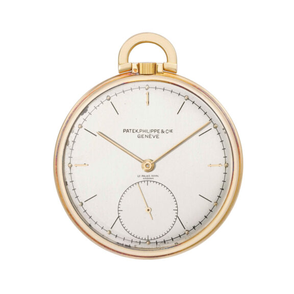 Swiss 18 carat gold open faced lever dress watch Circa 1943 Swiss 18 carat gold open faced lever dress watch Circa 1943