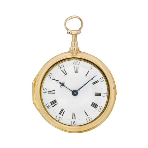 Fine, early English 18 carat gold pair cased watch Circa 1696 Fine, early English 18 carat gold pair cased watch Circa 1696
