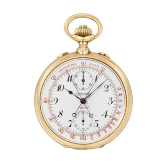 Split seconds chronograph with Guillaume balance Circa 1915 Split seconds chronograph with Guillaume balance Circa 1915