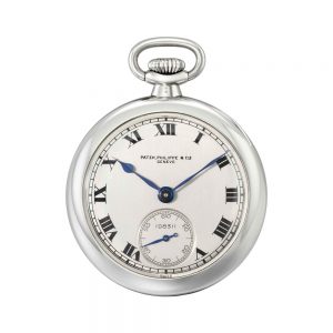 Swiss unique platinum one minute tourbillon watch Circa 1932