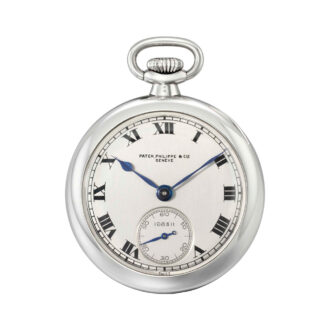 Swiss unique platinum one minute tourbillon watch Circa 1932