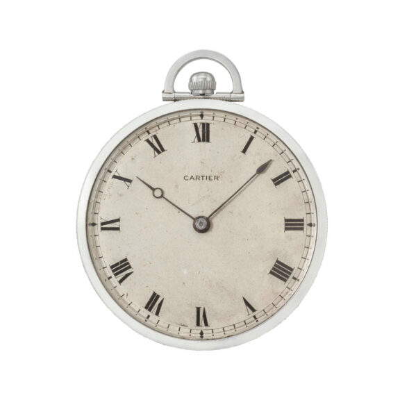 French platinum open faced lever dress watch Circa 1930