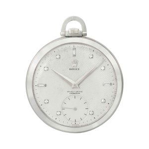 Swiss white gold, diamond set lever dress watch Circa 1953