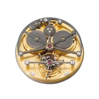 Very fine Danish open faced one minute tourbillon Circa 1987