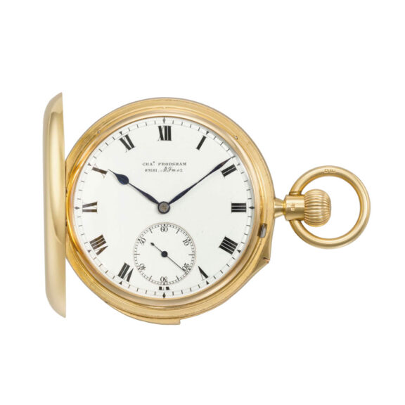 English gold hunting cased minute repeating lever Circa 1906