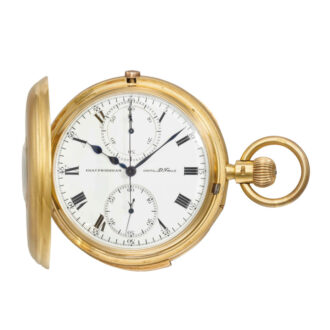 English minute repeating chronograph lever watch Circa 1917
