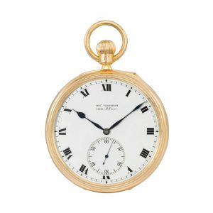 Rare English gold six minute tourbillon lever watch Circa 1905