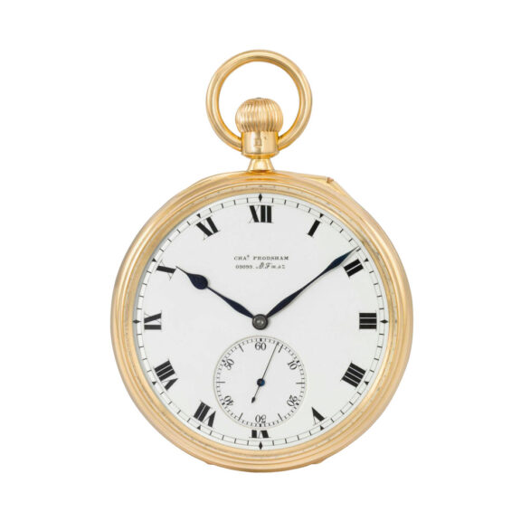 Rare English gold six minute tourbillon lever watch Circa 1905