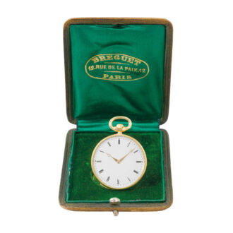 French 18k gold quarter repeating cylinder watch Circa 1850