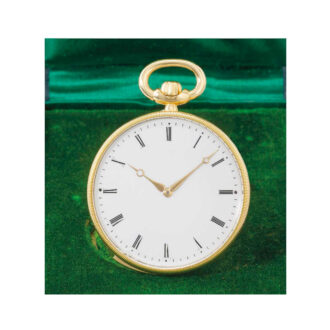 French 18k gold quarter repeating cylinder watch Circa 1850