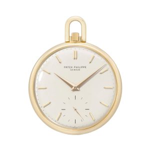 Swiss 18 carat gold open faced lever dress watch Circa 1964