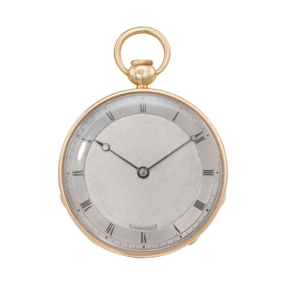 French rose gold quarter repeating cylinder watch Circa 1820
