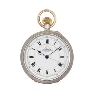 Lever carrousel watch with sweep centre seconds Circa 1912