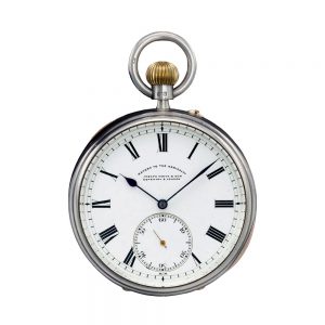Unusual, rare lever with six minute flying tourbillon Circa 1912