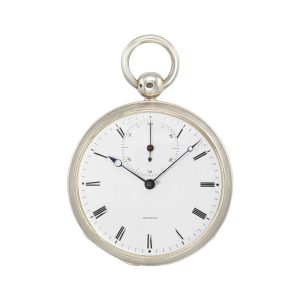 French pocket chronometer with gun shaped key Circa 1841