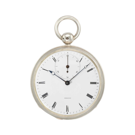 French pocket chronometer with gun shaped key Circa 1841
